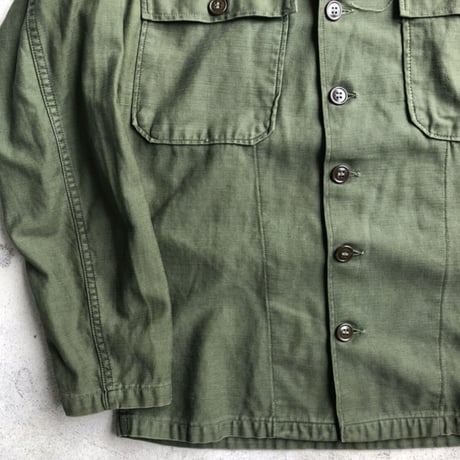 ビンテージ50'sサテンコットン ユーティリティシャツ