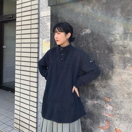Columbiaヘンリーネックキルティング切替PO