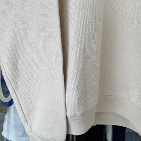 USA製 LANDS' END 鹿の子クルーネックスウェット