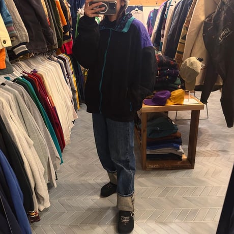 USA製 Columbia フルジップフリース
