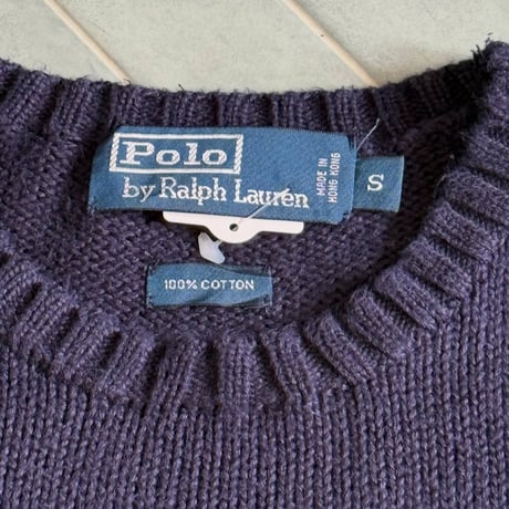 POLO コットンニット