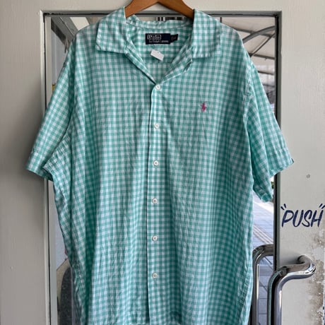 Ralph Lauren ギンガムチェックシャツ XL