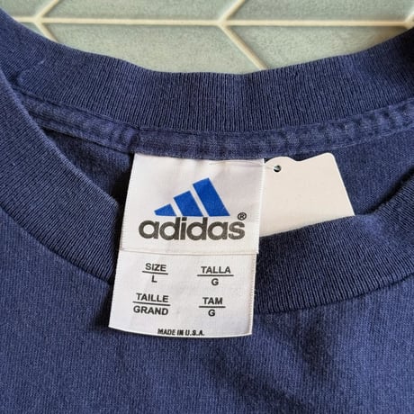 90s USA製 adidas ロゴTシャツ