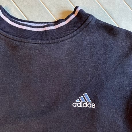 90s adidas リブラインスウェット