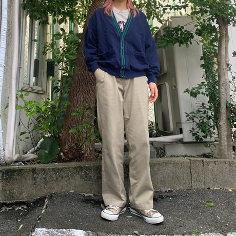 鹿の子編みラインカーディガン