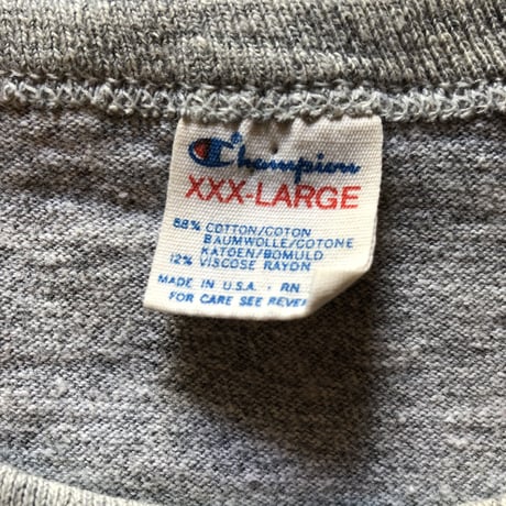 80年代 88/12 チャンピオンビッグTシャツ 3XL