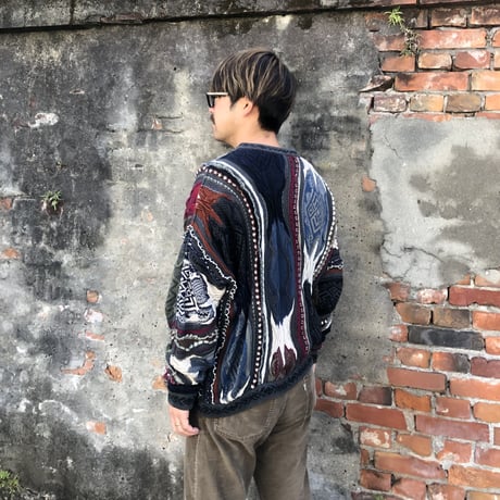 COOGI 3Dコットンニットセーター M