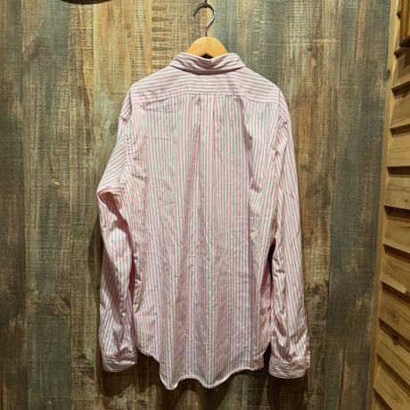 Ralph Lauren CLASSIC FIT ピンクストライプシャツ