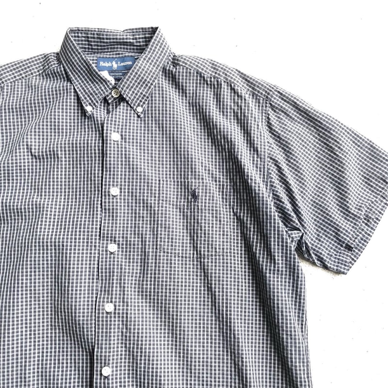 Ralph Lauren 半袖チェックシャツ〝GREGGOR〟L | CUSTOM FEVER