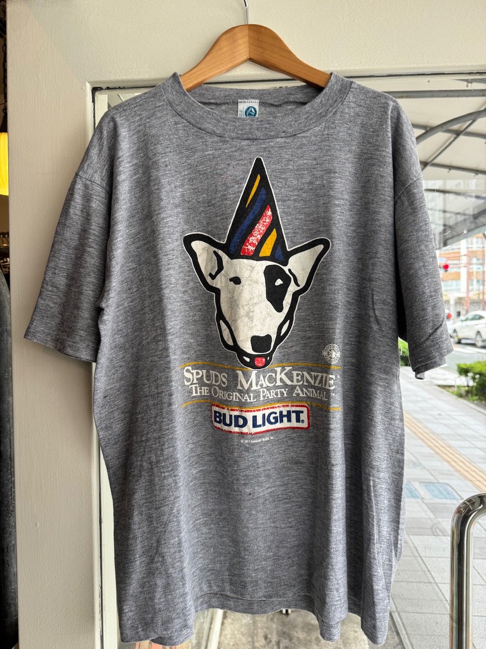 80's BUD LIGHT 🍺 プリントTシャツ XL | CUSTOM FEVER