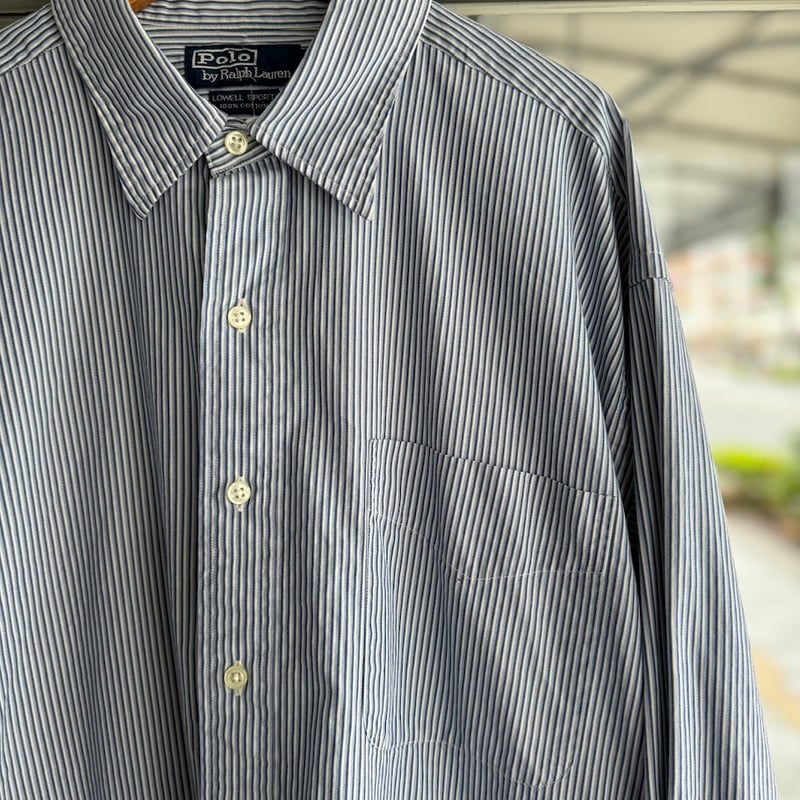 Ralph Lauren〝LOWELL SPORT〟ストライプシャツL | CUSTOM FEVER Ralph Lauren〝LOWELL SPORT〟ストライプシャツL | CUSTOM FEVER
