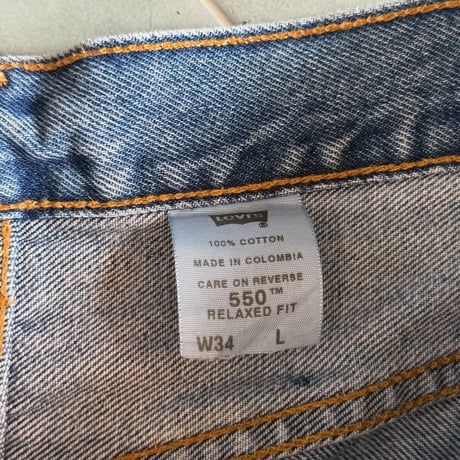 Levi's 550 デニムハーフパンツ (W34)