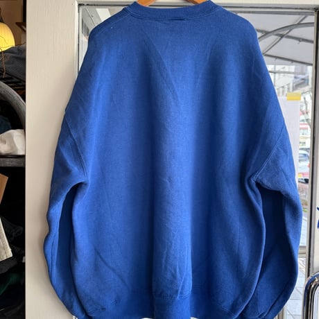 90's USA製RUSSELL無地スウェット XL ブルー