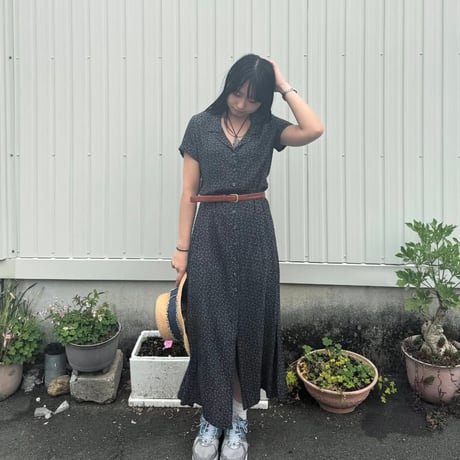 CHICO’S DESIGN  総柄ロングワンピース