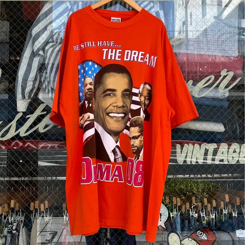 OBAMA 両面プリント ビッグTシャツ | CUSTOM FEVER