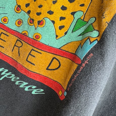 〜90'sプリントTシャツ 〝THE RAIN FOREST ENDANGERED〟XL