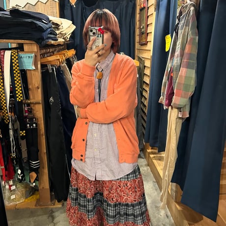 USA製 IZOD アクリルカーディガン