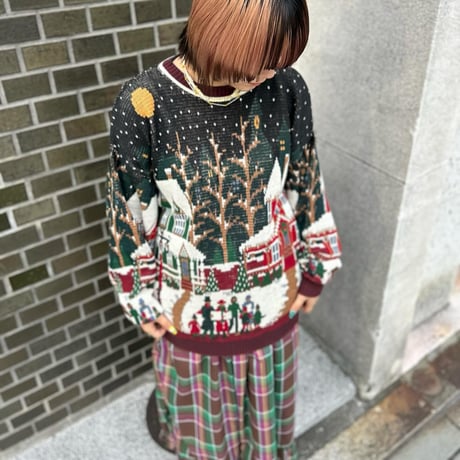 USA製 クリスマスニットセーター