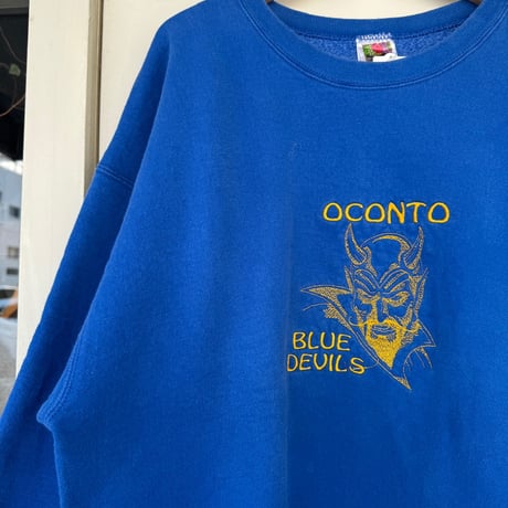 〜00's フルーツオブザルーム刺繍スウェット XL
