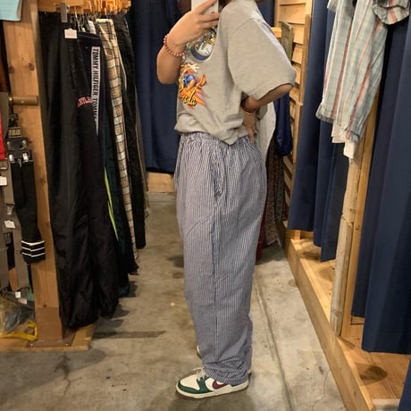 ギンガムチェック柄 シェフパンツ👖