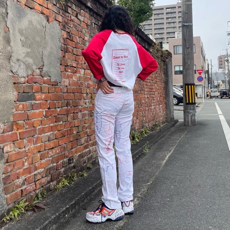 ラクガキデニムパンツ
