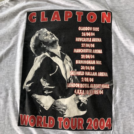 ERIC CLAPTON  WORLD TOUR 2004 Tシャツ