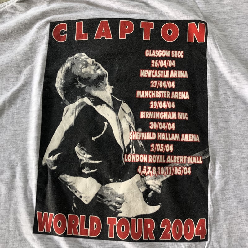 ERIC CLAPTON WORLD TOUR 2004 Tシャツ | CUSTOM FEVER ERIC CLAPTON WORLD TOUR 2004 Tシャツ | CUSTOM FEVER
