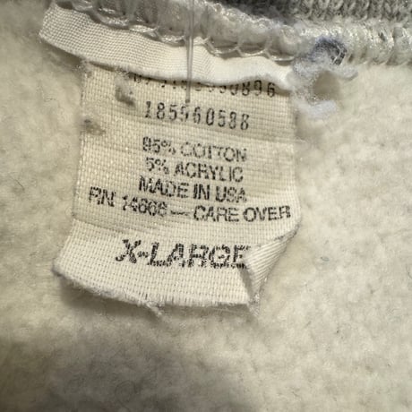 90's USA製 カレッジスウェット XL