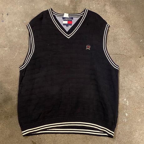 TOMMY HILFIGERコットンニットベスト