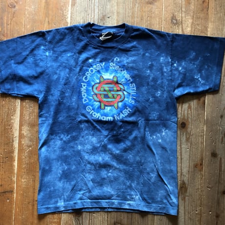 USA製Crosby Still & Nash タイダイTシャツ