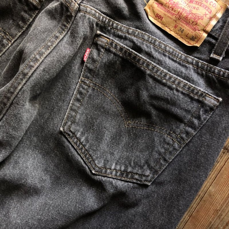 USA製 Levi's501 W34×L36 先染めブラック | CUSTOM FEVER