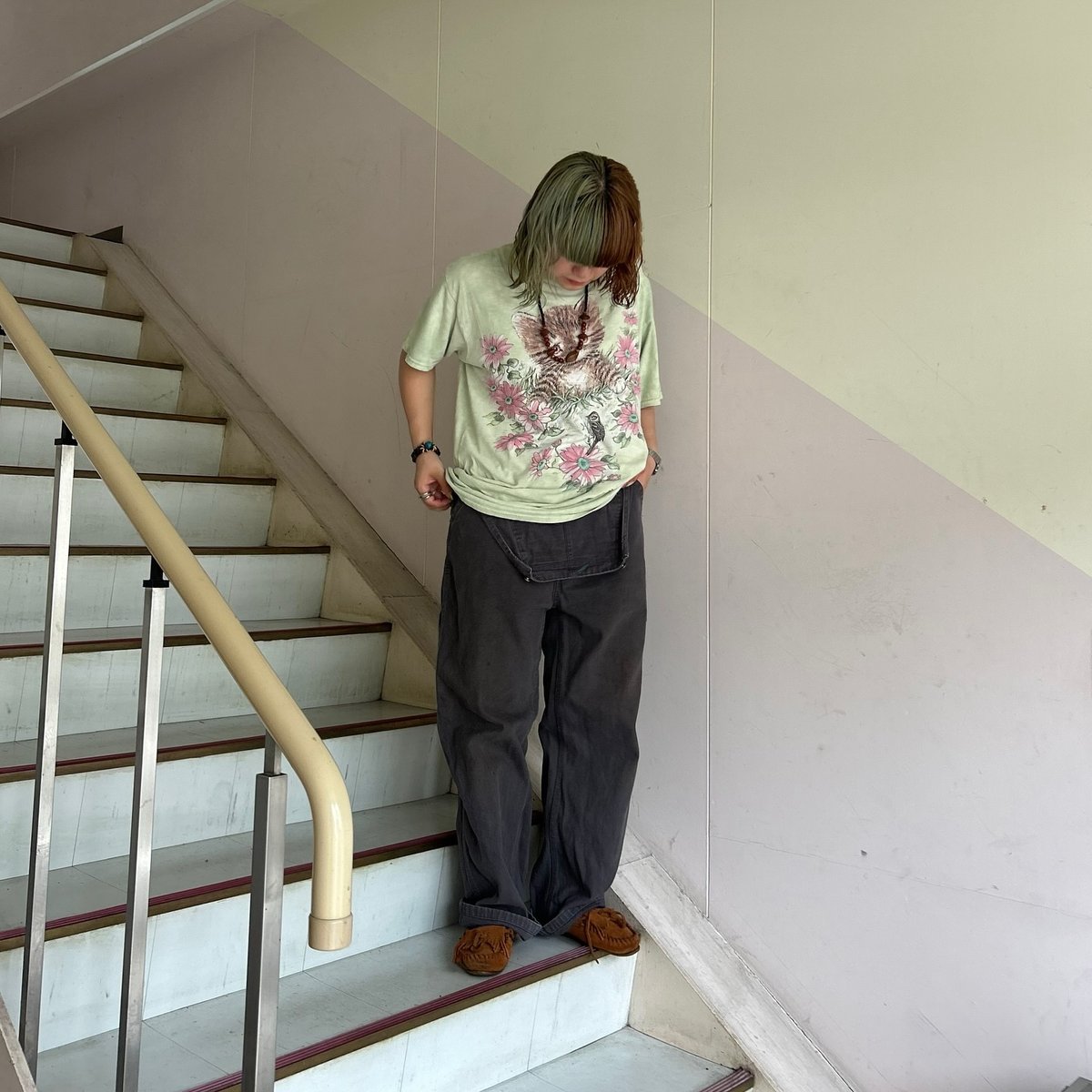 LIBERTY オーバーオール グレー | CUSTOM FEVER