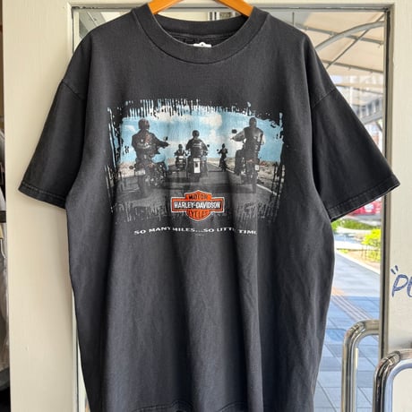 90's USA製 HARLEY DAVIDSON プリントTシャツ L