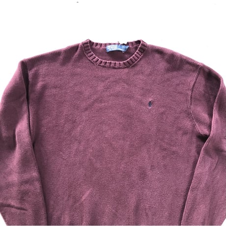 POLO コットンニット  XL