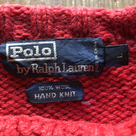 Polo by Ralph Lauren ハンドニットセーター