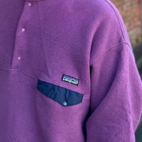 80's USA製Patagonia SYNCHILLA スナップT L
