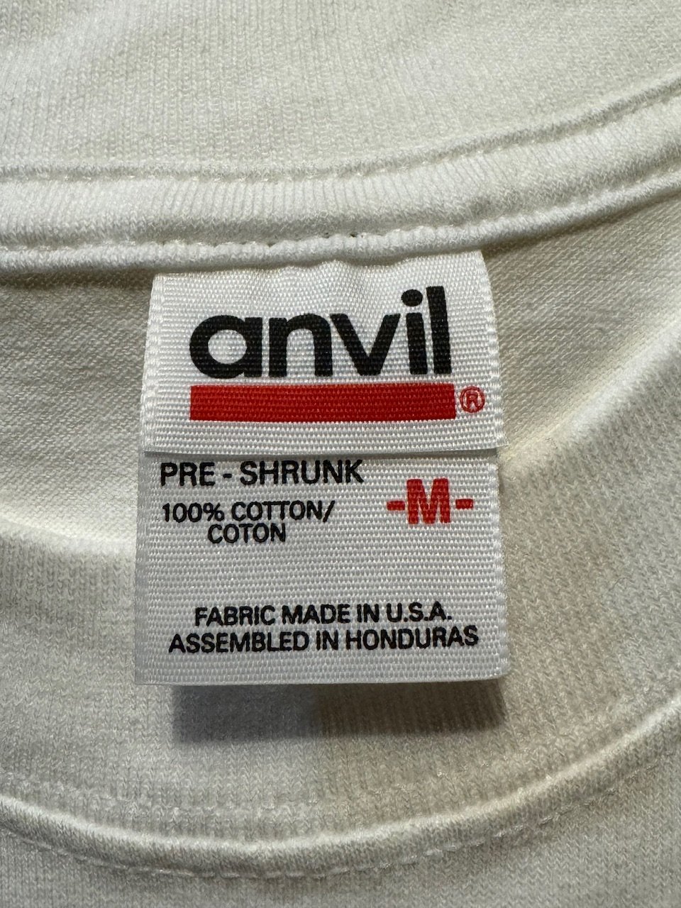 90's〜 anvil無地T デッドストック | CUSTOM FEVER