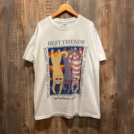 "BEST FRIENDS" ネコTシャツ