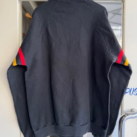 〜90's USA製Disney Mickey フロッキープリントスウェット XL