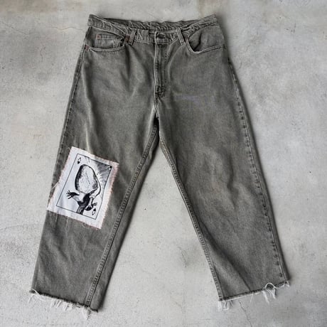 USA製 Levi's550 カットオフリメイクデニム（38×30）