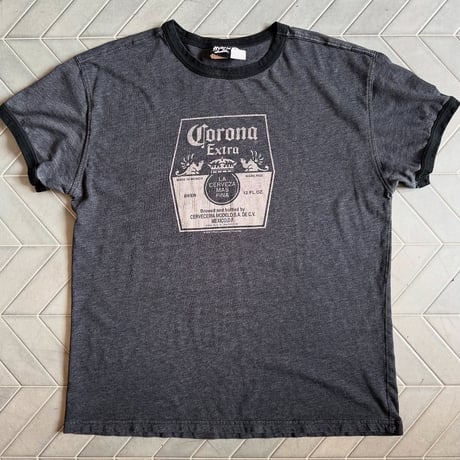 コロナビール リンガーTシャツ