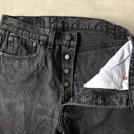 90'sUSA製 Levi's501  W31×L32 ブラック