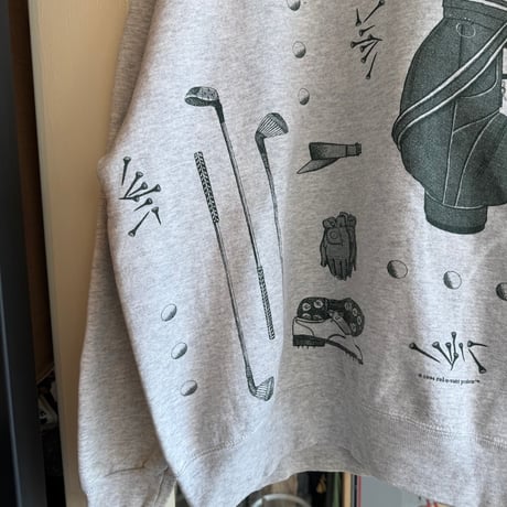 90's USA製プリントスウェット XL