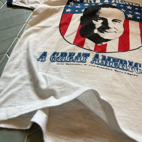 70年代リンガープリントTシャツ