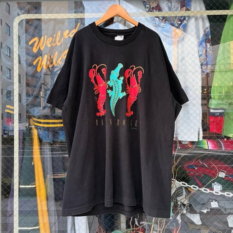 USA製 FRUIT OF THE LOOM ワニ・ザリガニTシャツ