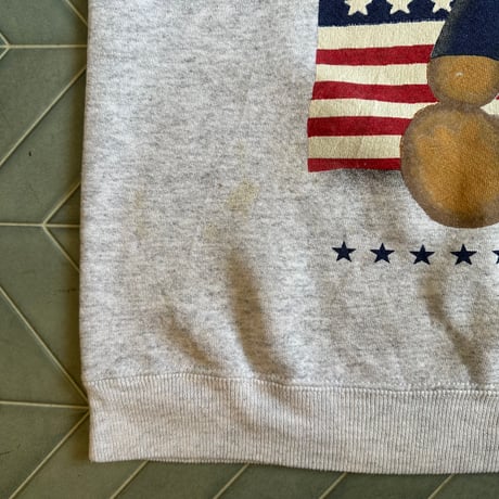 USA製 アメリカくまちゃんスウェット