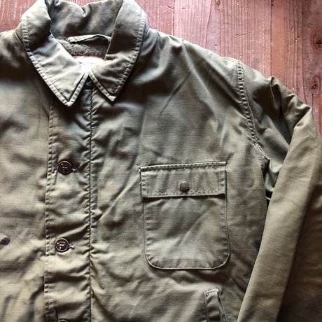 Military US.NAVY デッキジャケットA-2