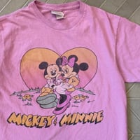 ミッキー&ミニー 両面プリントTシャツ