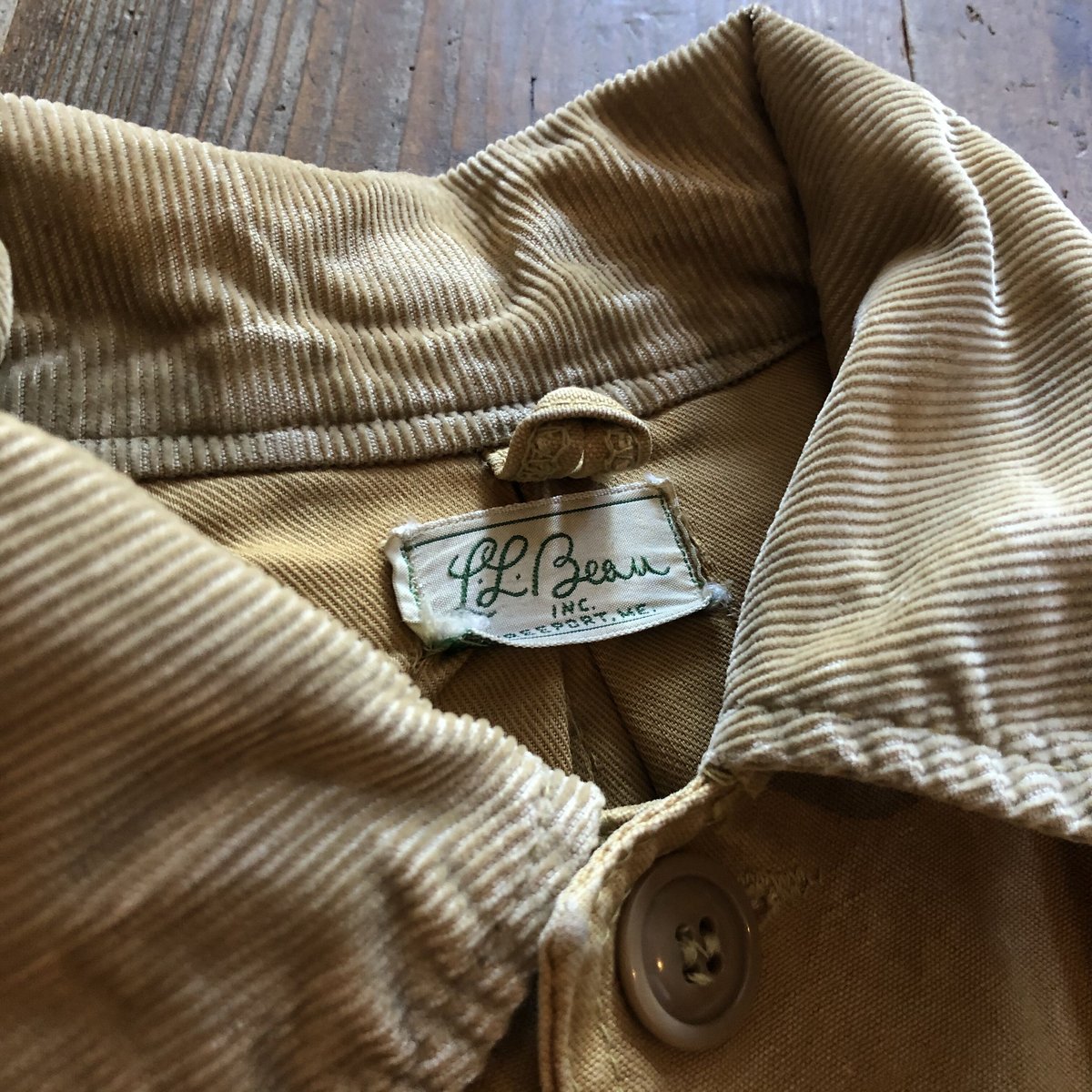 エルエルビーン L.L.BEAN 筆記体タグ Hunting jacket 復刻