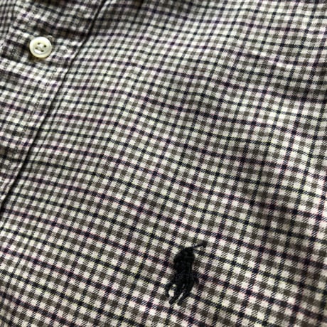 Ralph Lauren長袖チェックシャツ BLAKE